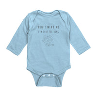 Thumbnail for Don't Mind Me - I'm Just Teething - Long Sleeve Onesie - LC