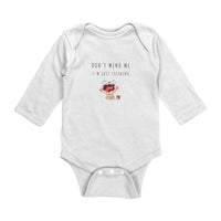 Thumbnail for Don't Mind Me - I'm Just Teething - Long Sleeve Onesie - LC - Colored Image