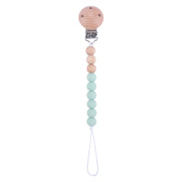 Thumbnail for Baby Bliss Pacifier Chain: Secure Clips, Silicone Beads, and Safe Teething Fun (BPA FREE)