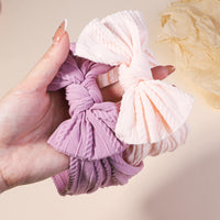 Thumbnail for 3Pcs Cable Knit Baby Headbands