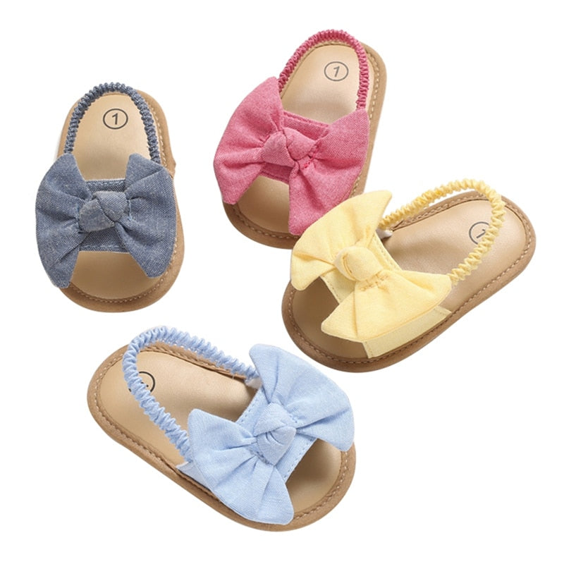 Baby Butterfly Flat With Heel Soft Cork Shoes