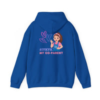 Thumbnail for IYKYK Co-Parent Rachel Coffee Hoodie | Cute Cartoon Mom Graphic Slip Over Sweatshirt Hoodie