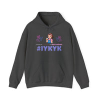 Thumbnail for IYKYK Co-Parent Rachel Coffee Hoodie | Cute Cartoon Mom Graphic Slip Over Sweatshirt Hoodie