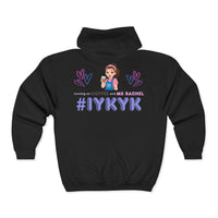 Thumbnail for IYKYK Co-Parent Rachel Coffee Hoodie | Cute Cartoon Mom Graphic Zip Sweatshirt Hoodie