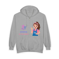 Thumbnail for IYKYK Co-Parent Rachel Coffee Hoodie | Cute Cartoon Mom Graphic Zip Sweatshirt Hoodie