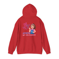 Thumbnail for IYKYK Co-Parent Rachel Coffee Hoodie | Cute Cartoon Mom Graphic Slip Over Sweatshirt Hoodie