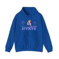 Thumbnail for IYKYK Co-Parent Rachel Coffee Hoodie | Cute Cartoon Mom Graphic Slip Over Sweatshirt Hoodie