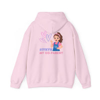Thumbnail for IYKYK Co-Parent Rachel Coffee Hoodie | Cute Cartoon Mom Graphic Slip Over Sweatshirt Hoodie