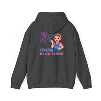 Thumbnail for IYKYK Co-Parent Rachel Coffee Hoodie | Cute Cartoon Mom Graphic Slip Over Sweatshirt Hoodie