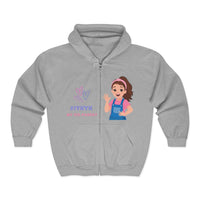 Thumbnail for IYKYK Co-Parent Rachel Coffee Hoodie | Cute Cartoon Mom Graphic Zip Sweatshirt Hoodie