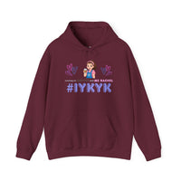 Thumbnail for IYKYK Co-Parent Rachel Coffee Hoodie | Cute Cartoon Mom Graphic Slip Over Sweatshirt Hoodie