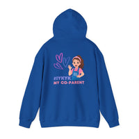 Thumbnail for IYKYK Co-Parent Rachel Coffee Hoodie | Cute Cartoon Mom Graphic Slip Over Sweatshirt Hoodie