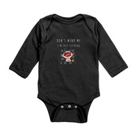 Thumbnail for Don't Mind Me - I'm Just Teething - Long Sleeve Onesie - DC - Colored Image