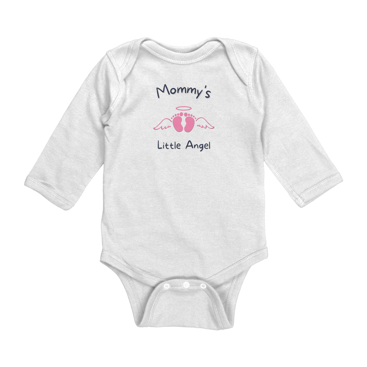 Mommy's Little Angel - Long Sleeve Onesie - LC